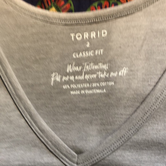 NWOT Torrid Size 2 Classic V Neck Tees - Picture 9 of 11
